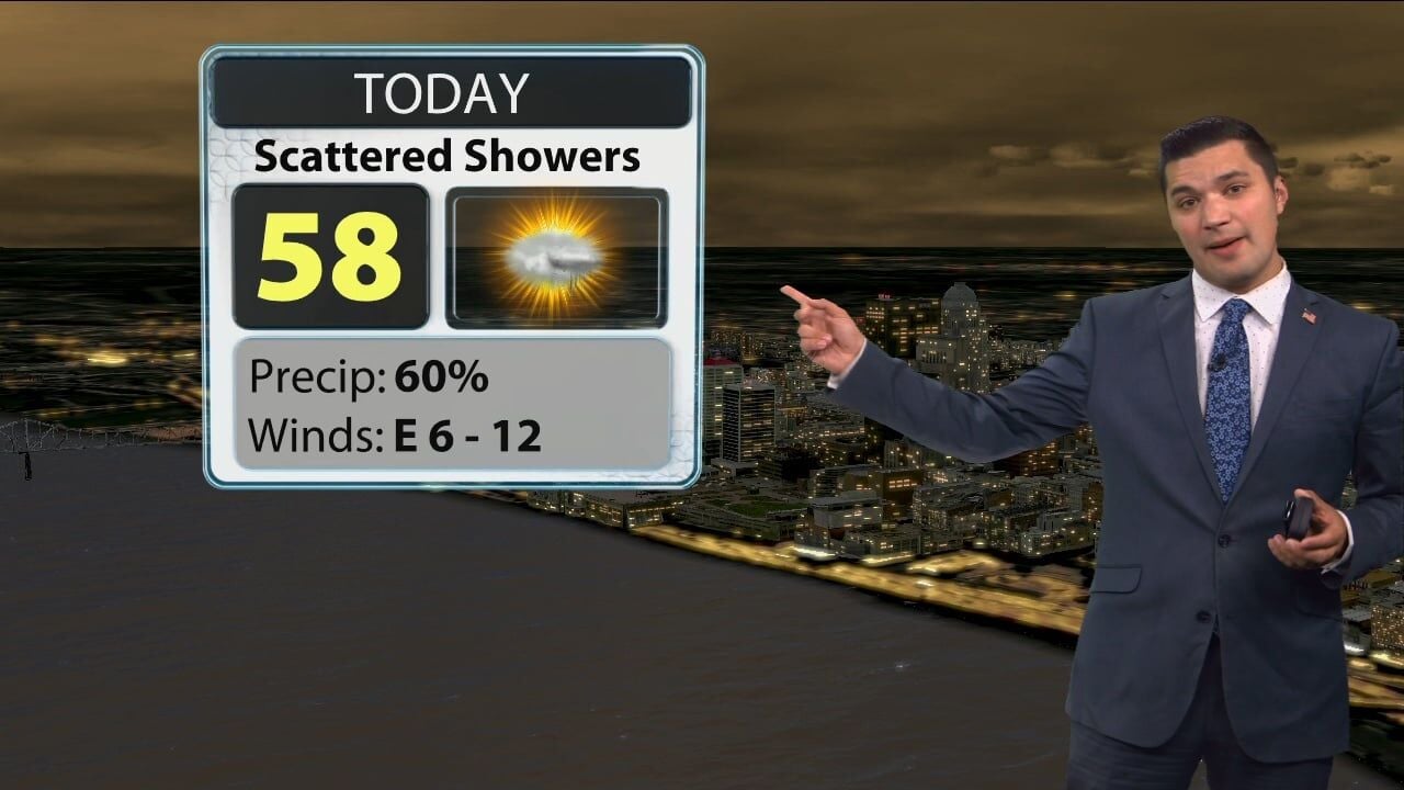 Bryce Jones' Monday afternoon forecast